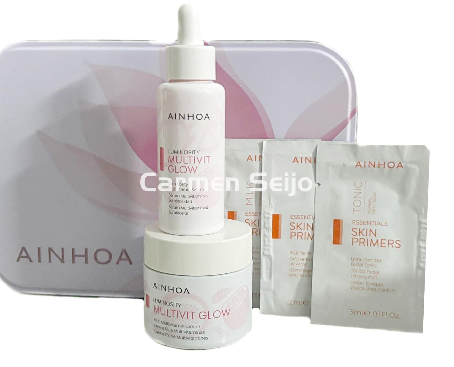 Ainhoa Cosmetics Pack Crema Rich y Sérum Multivit Glow - Imagen 1