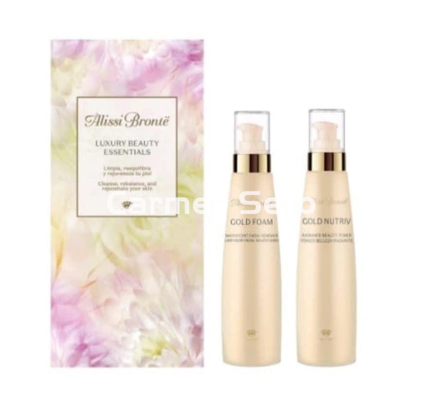 Alissi Brontë Pack Gold Nutriv & Gold Foam Luxury Beauty Essentials - Imagen 1