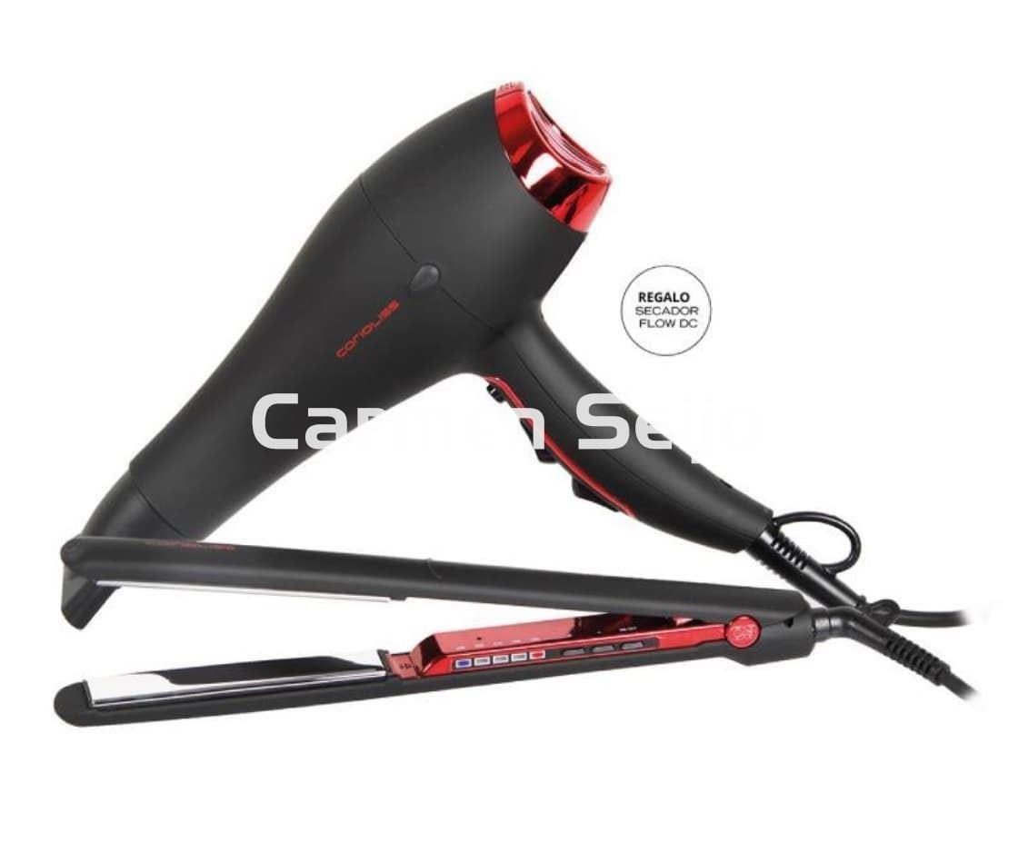 Corioliss Pack Plancha C3 Black RED+ Secador Flow DC - Imagen 1