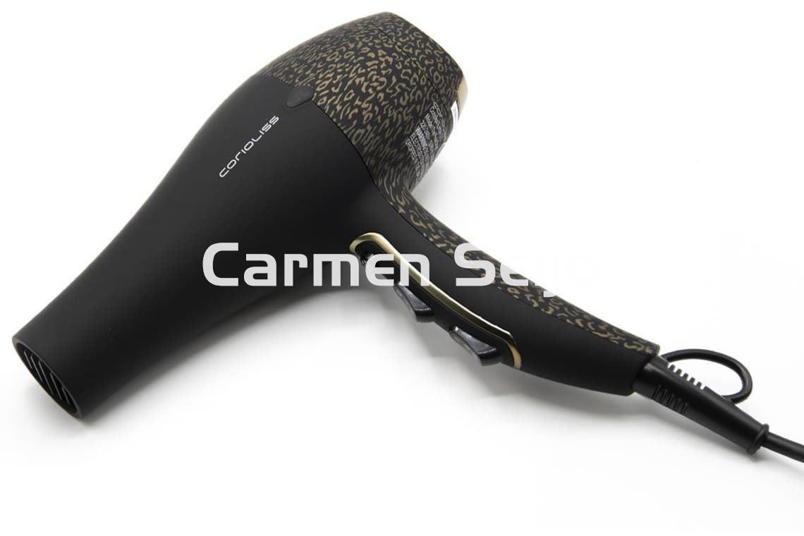 Corioliss Secador Flow DC Gold Leopard Soft Touch - Imagen 1