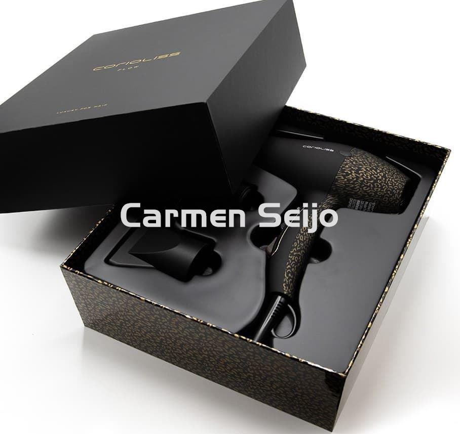 Corioliss Secador Flow DC Gold Leopard Soft Touch - Imagen 2