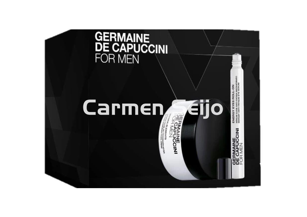 Germaine de Capuccini Pack Crema Hydra Elements y Roll-On Eyes FOR MEN - Imagen 1