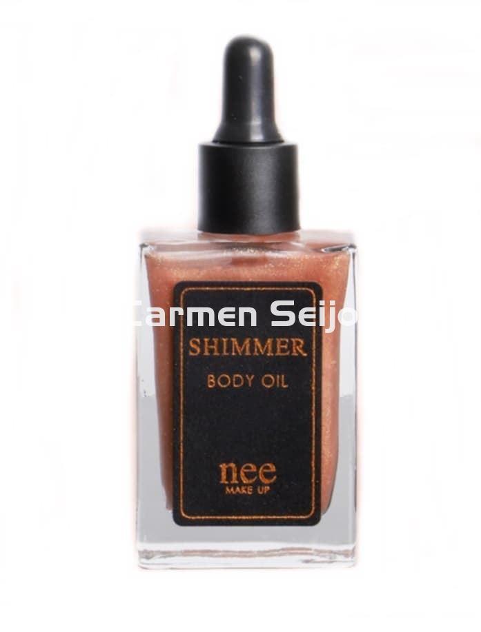 Nee Make Up Milano Aceite Corporal Shimmer Body Oil Smokey Glam Couture - Imagen 1