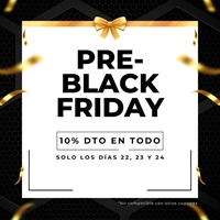 Nos adelantamos... ¡PRE BLACK FRIDAY! 🎉🎉