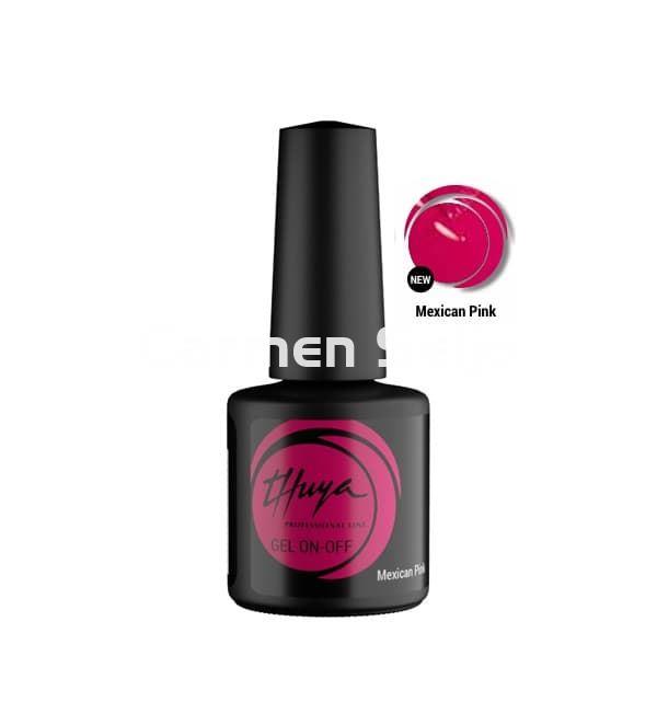 Thuya Esmalte Permanente Gel On-Off Mexican Pink - Imagen 1